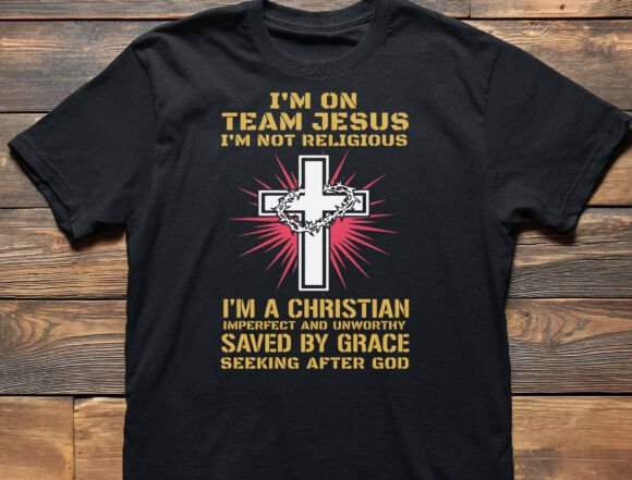 Christian Cross PNG, Retro Distressed — T-Shirt Designs