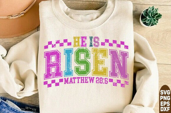 Christian Easter SVG: He Is Risen