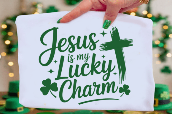 Christian St Patricks Day PNG, Jesus