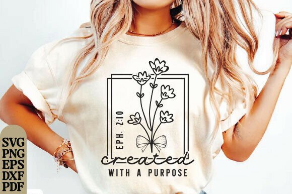Floral Christian SVG: Jesus Faith Shirt T-Shirt Designs