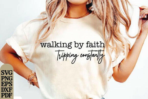 Funny Christian Shirt SVG, Faith Design & T-Shirt Designs