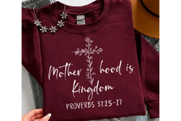 Motherhood is Kingdom Work SVG Christian